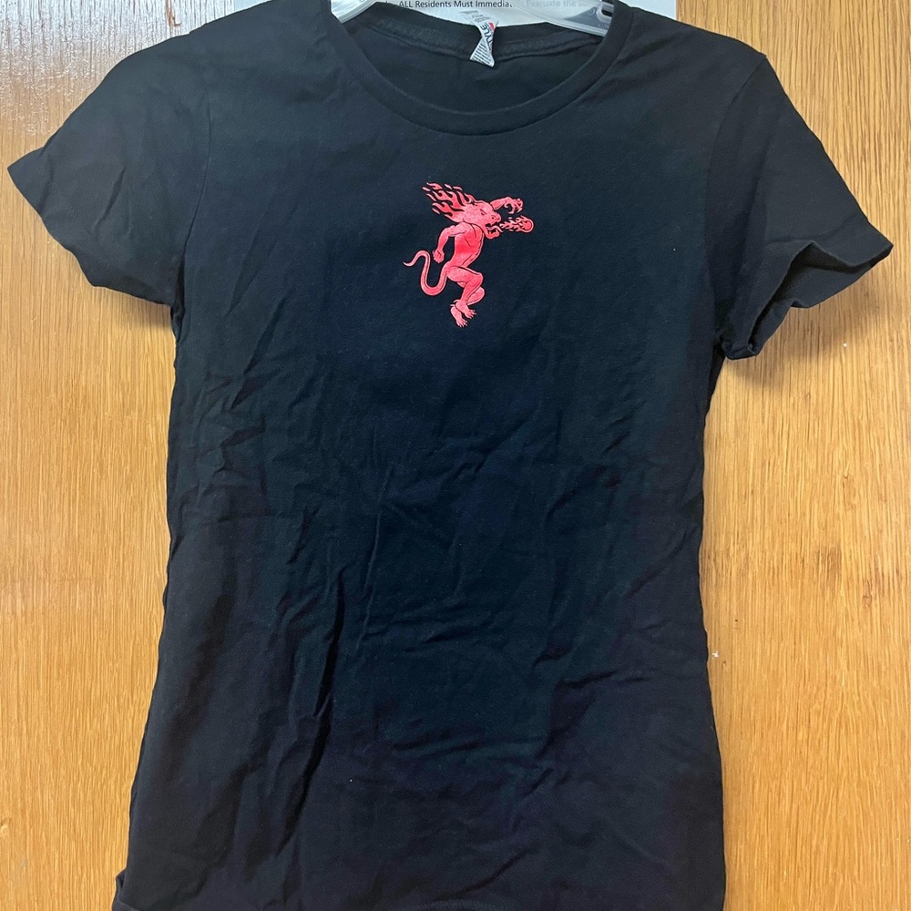 Black fireball shirt